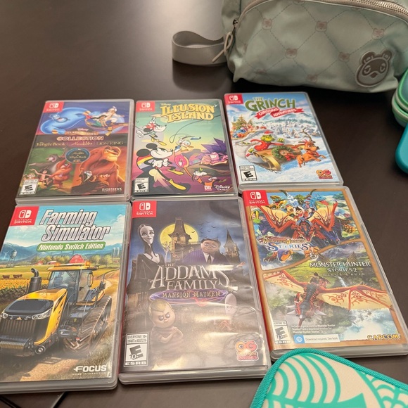 Mint Green Backpack and Nintendo Switch Lite Bundle - Picture 4 of 9